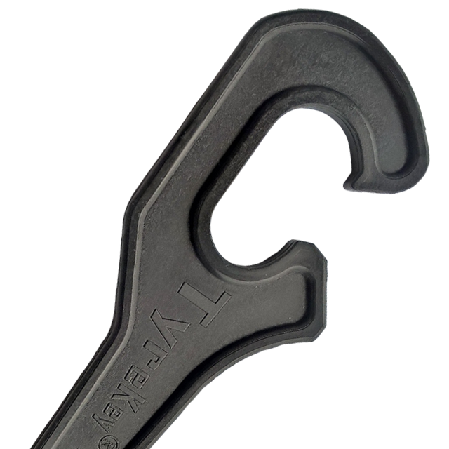Black TyreKey Unisexs Tyre Lever One Size 